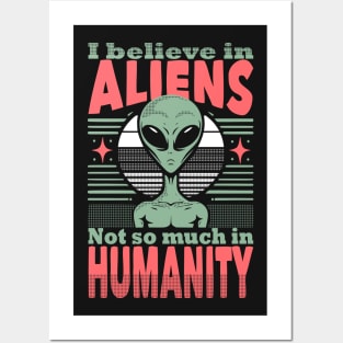 Funny Alien Posters and Art